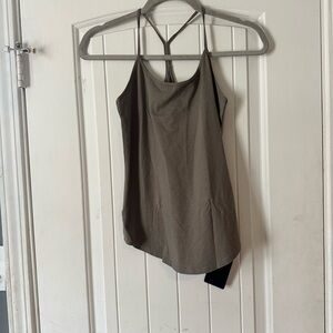 Alphalete Premium 4 Fiber Blend Lifestyle Olive Green Racerback Camisole XS